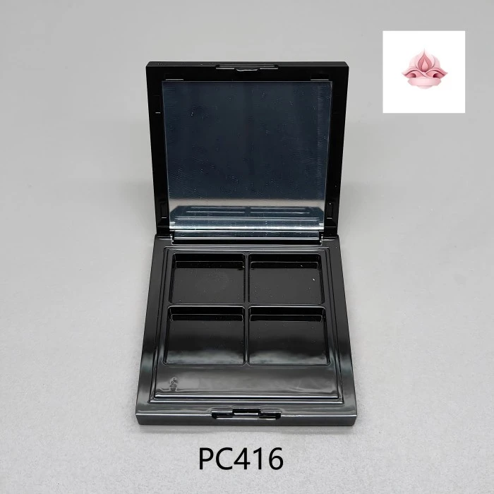 Mini Four Wells Square Compact Powder